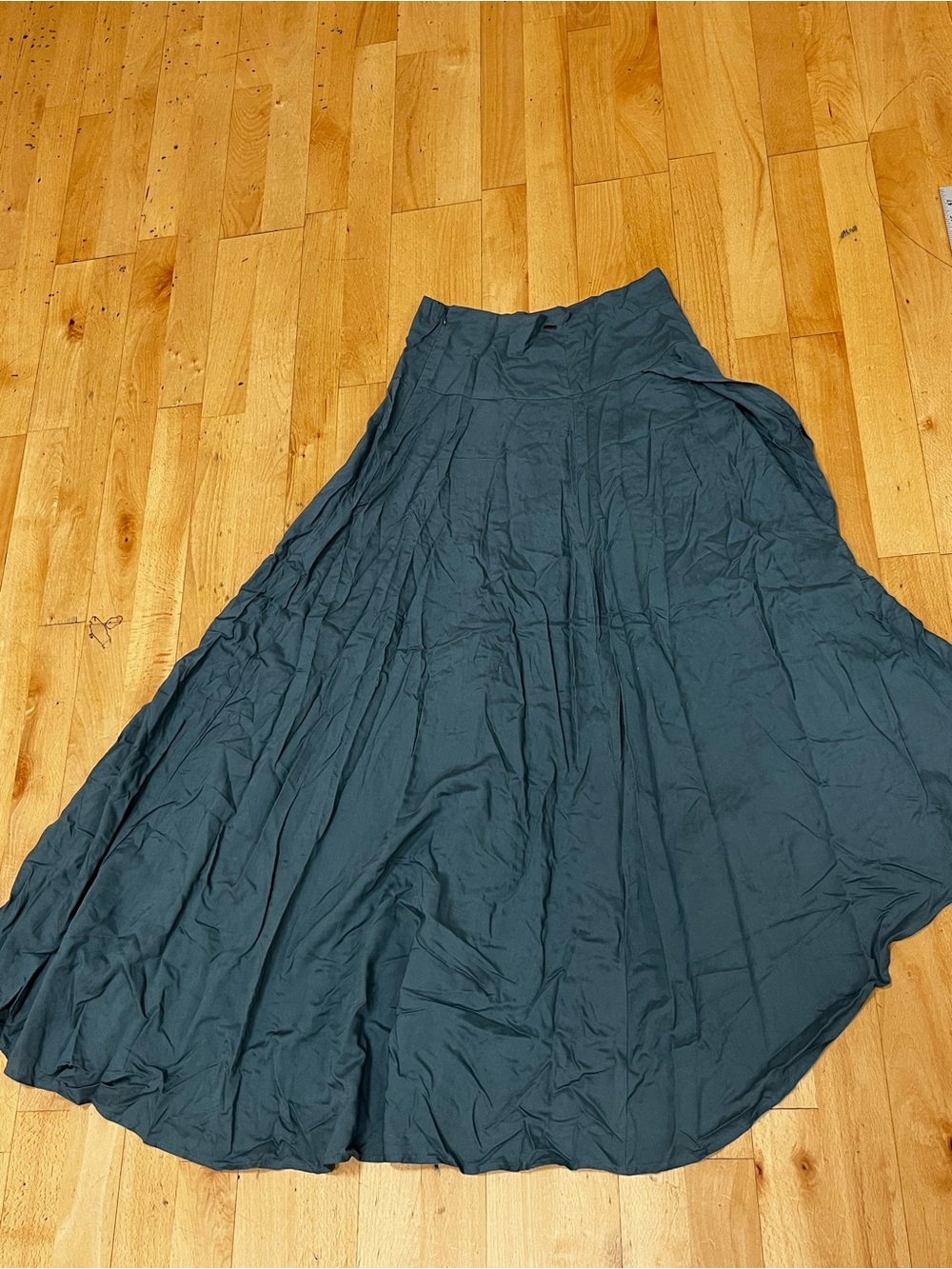 O'Neill Teal Asymmetrical Flow Maxi Skirt